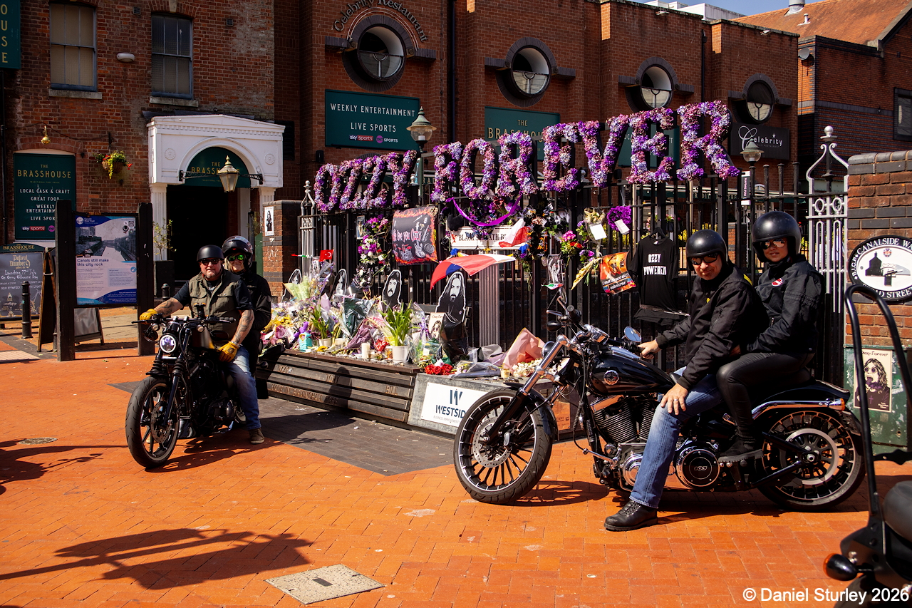 THE BLACK SABBATH BENCH ON BROAD STREET – OZZY OSBOURNE TRIBUTES